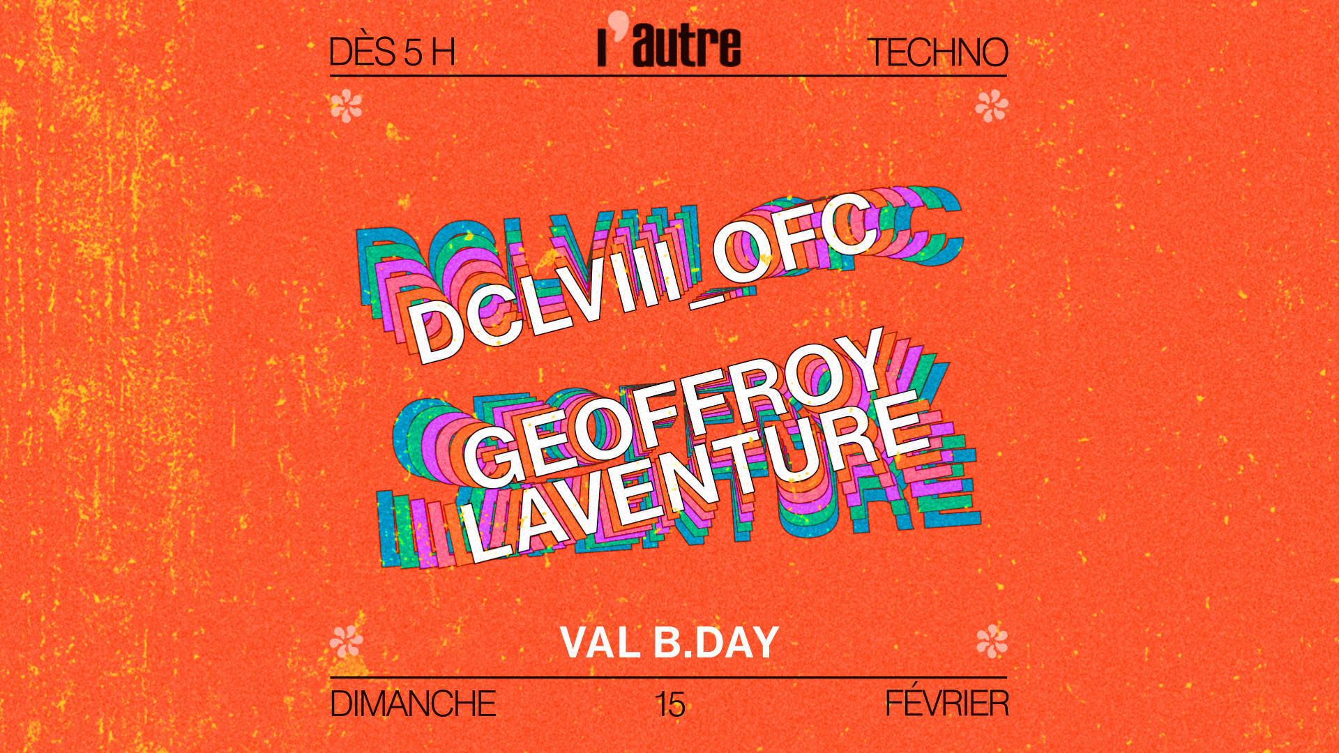 L’Autre Invite DCLVIII & Geoffroy Laventure (Val Birthday) Cover