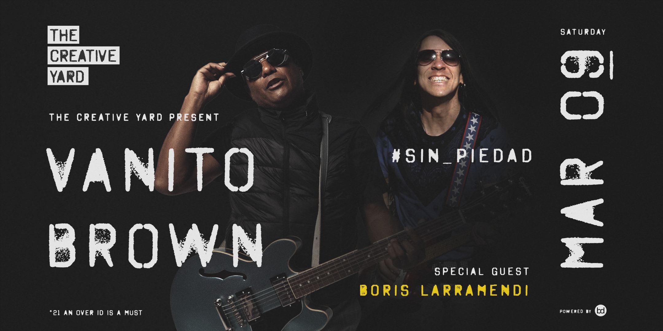 Vanito Brown Concert #Sin_Piedad Cover