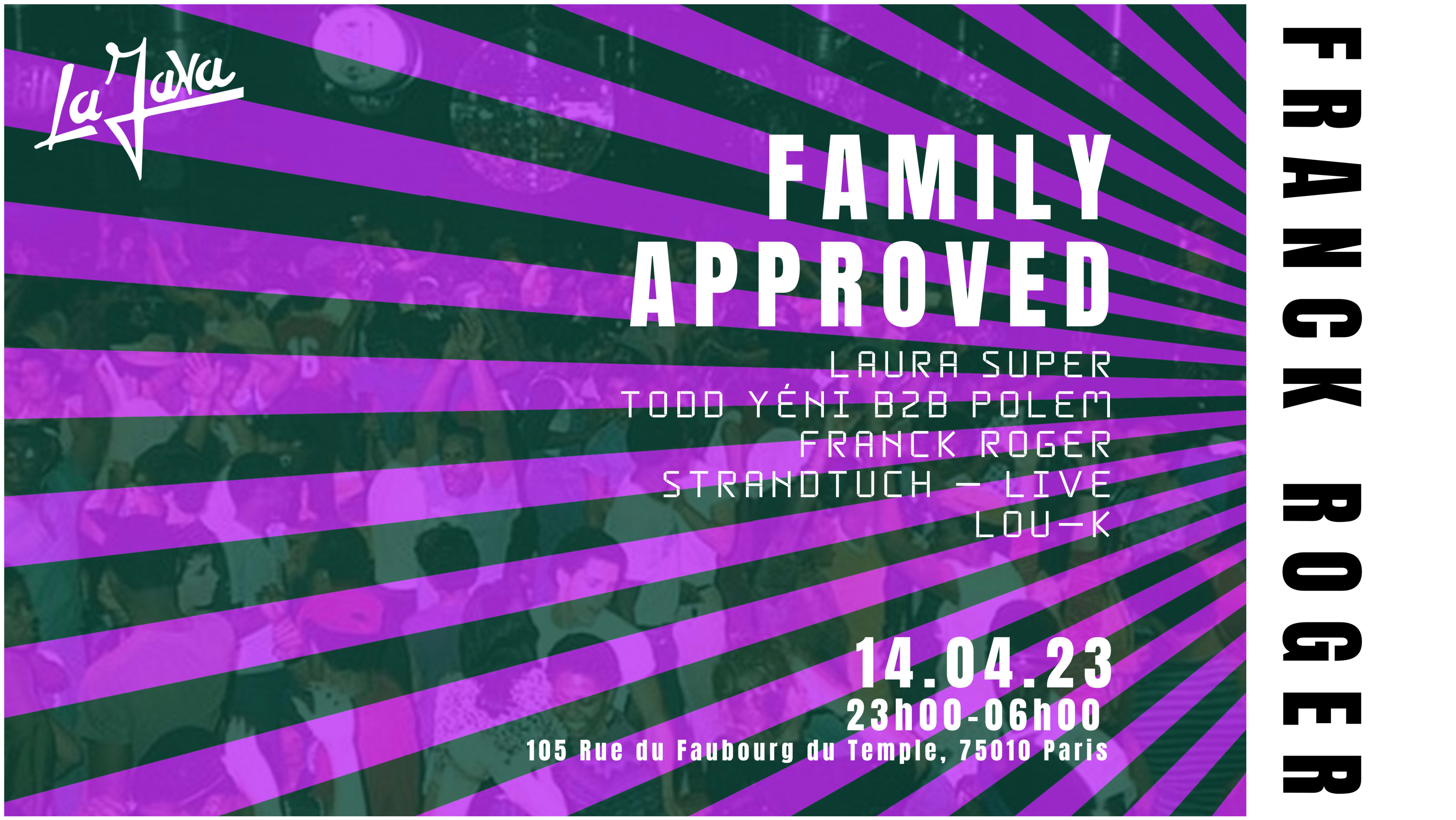 Family Approved Invite Franck Roger Cover