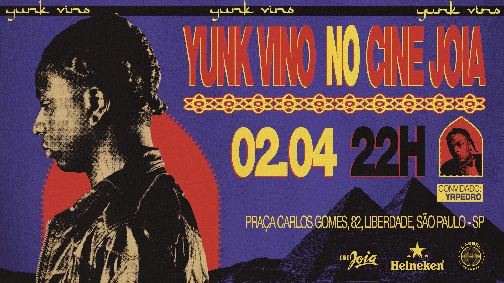 Yunk Vino No Cine Joia Cover