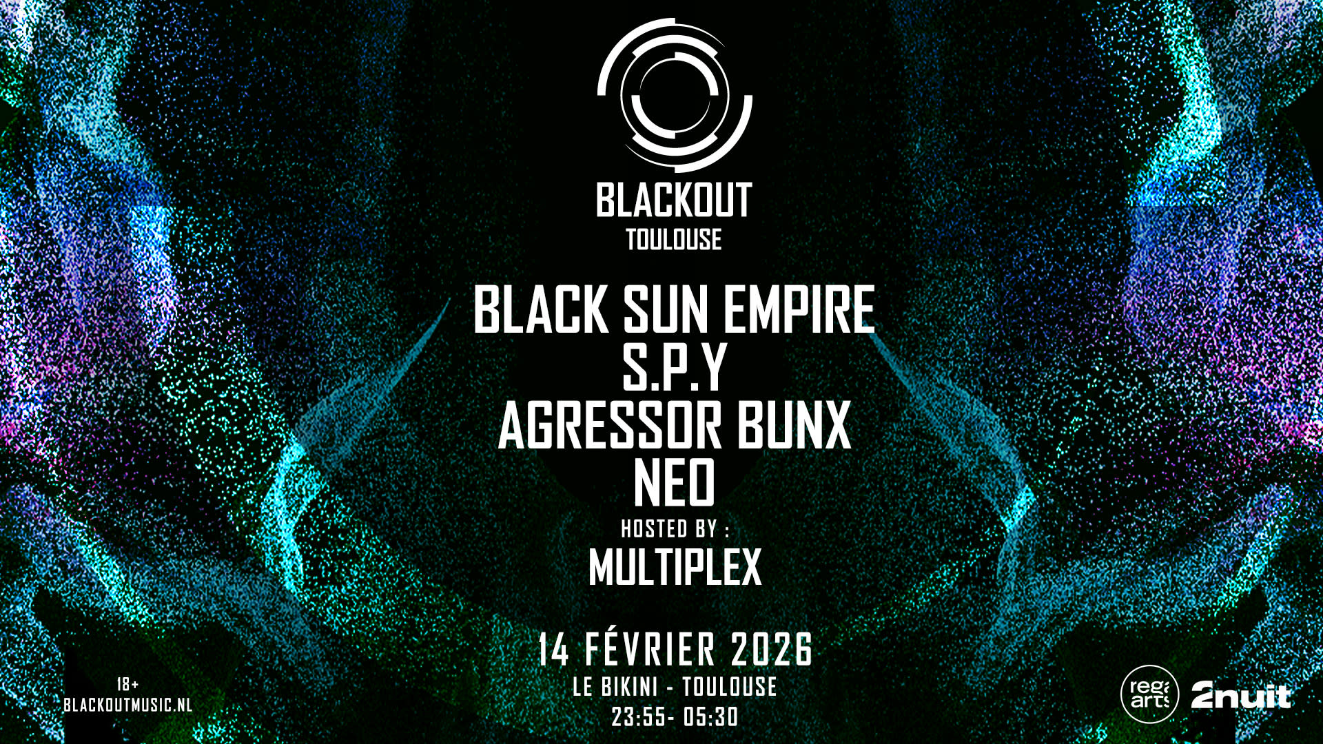Blackout W. Black Sun Empire, S.P.Y, Agressor Bunx, Neo.. Cover