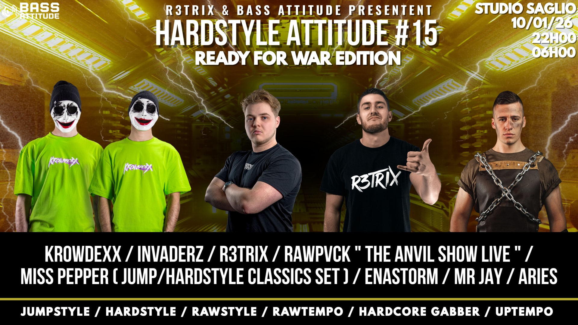Hardstyle Attitude #15 : Ready For War Edition Cover