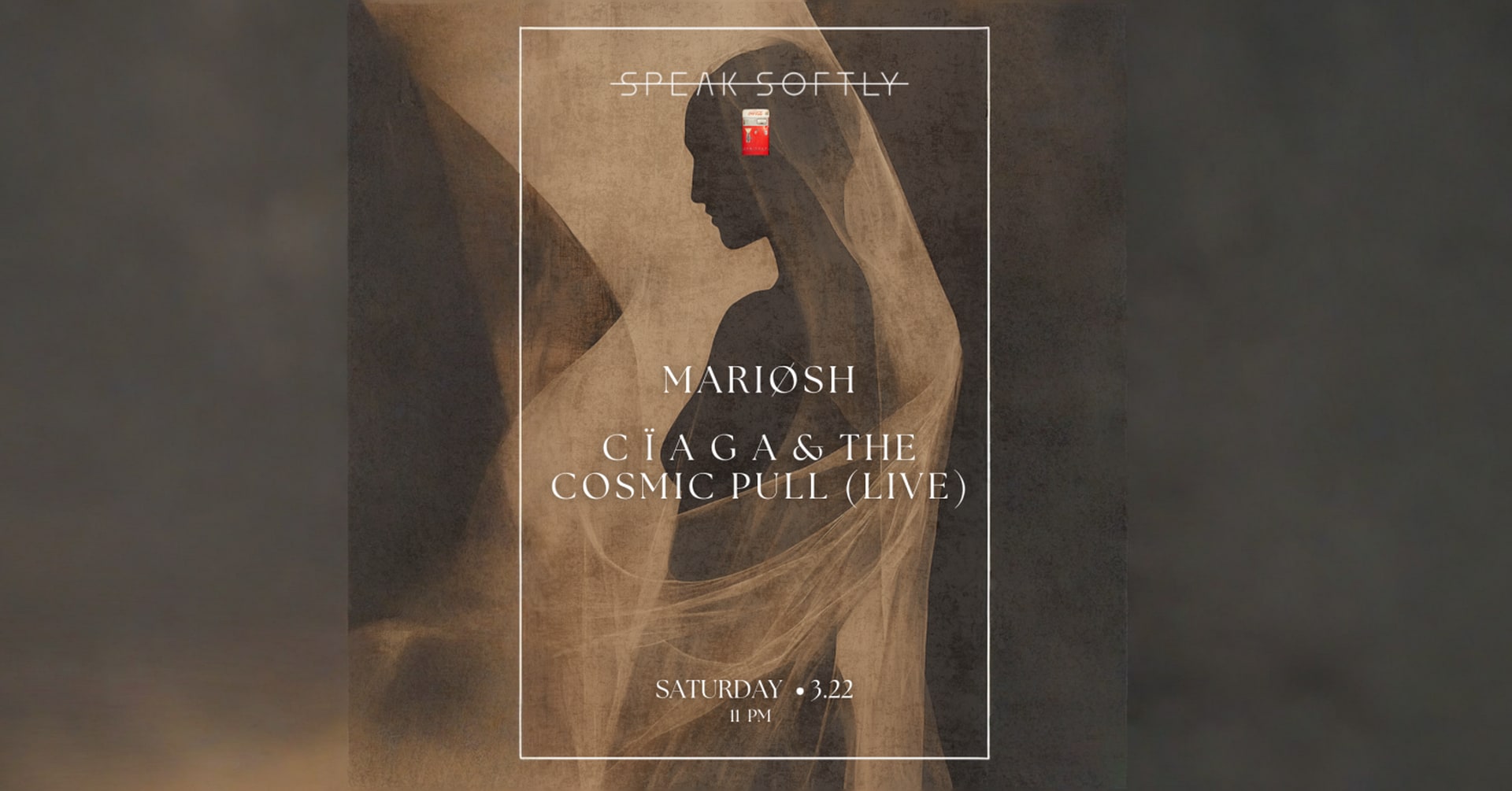 Speak-Softly | Mariøsh | C Ï A G A & The Cosmic Pull (Live) Cover