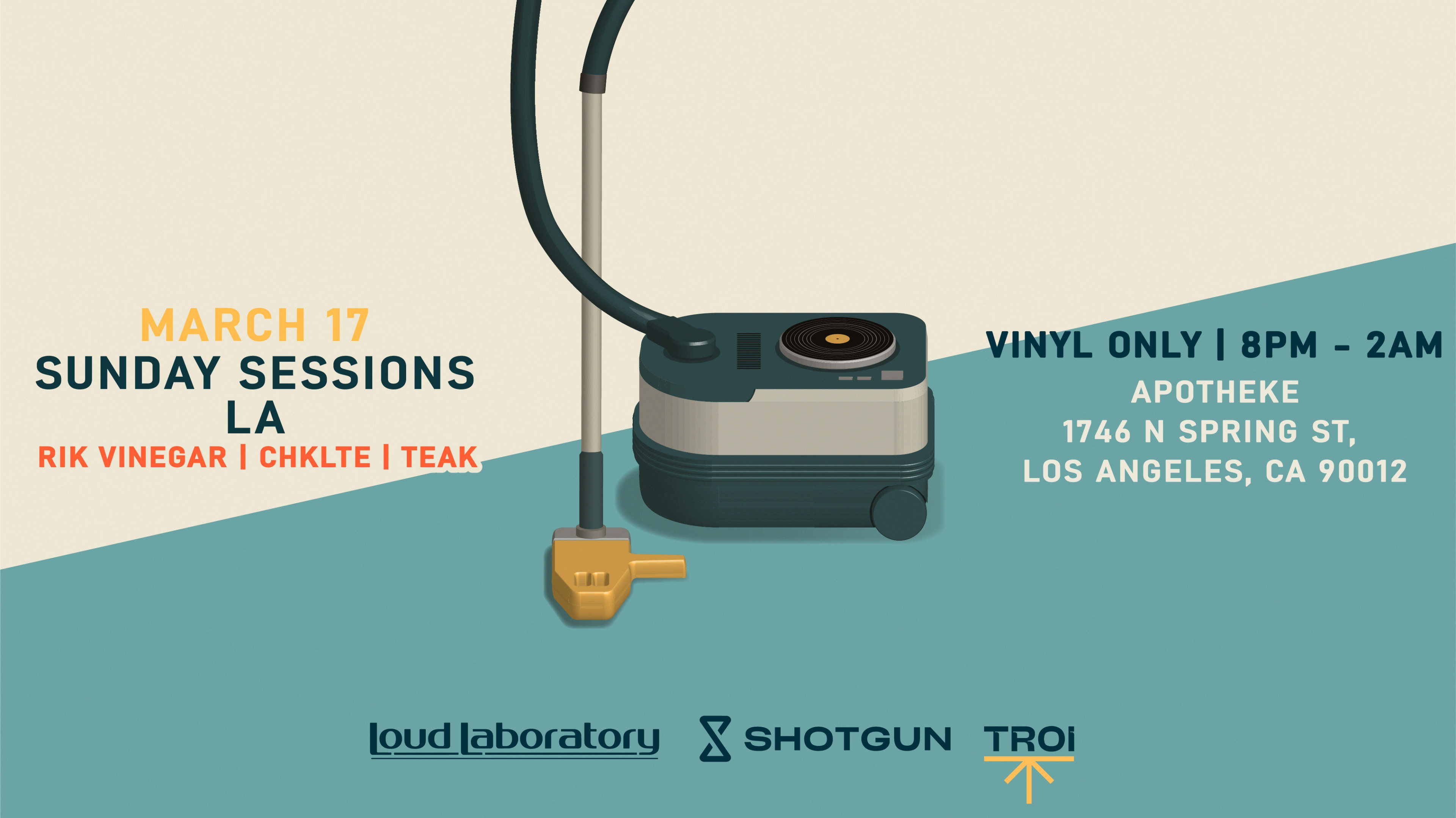 Sunday Sessions La (Vinyl Only) 03/17/24 Cover