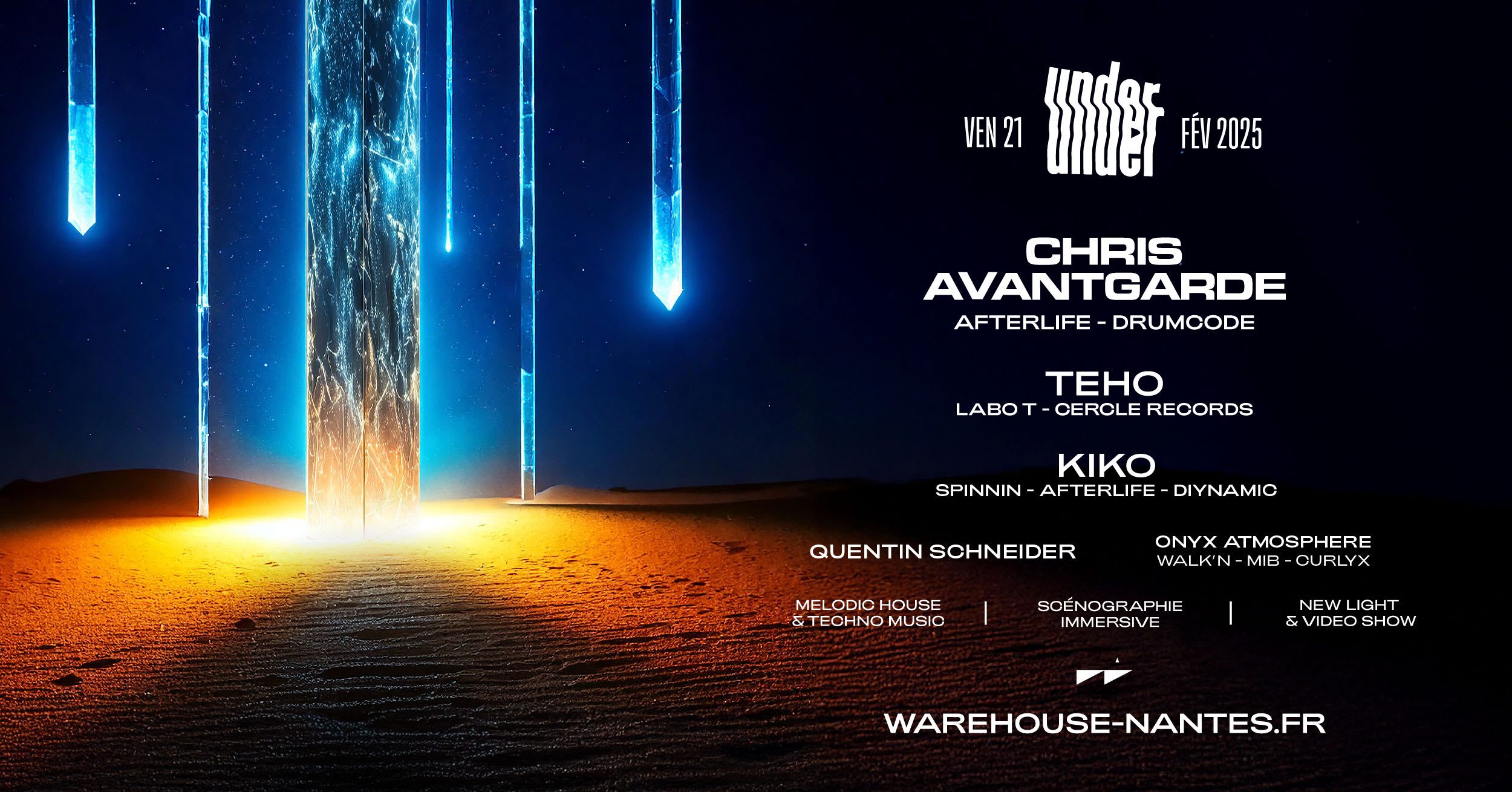 Under Chris Avantgarde, Teho, Kiko & More - Warehouse Nantes Cover