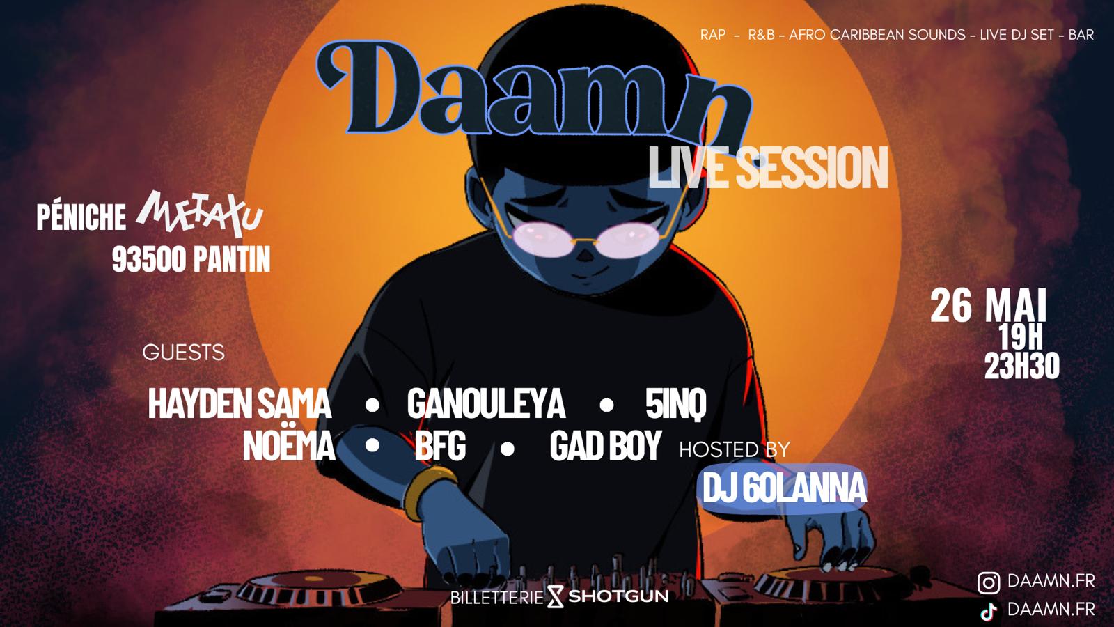 Daamn Live Session #1 Cover