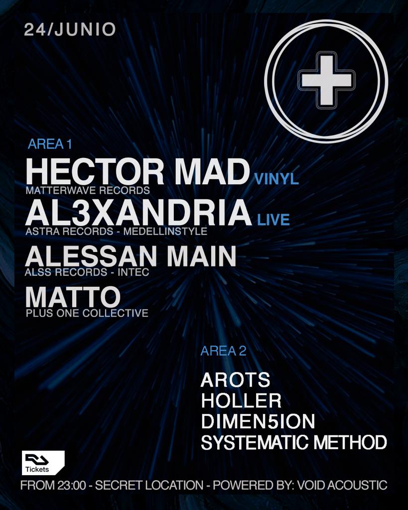 Plus One X Hector Mad + Al3xandria + Alessan Main Cover