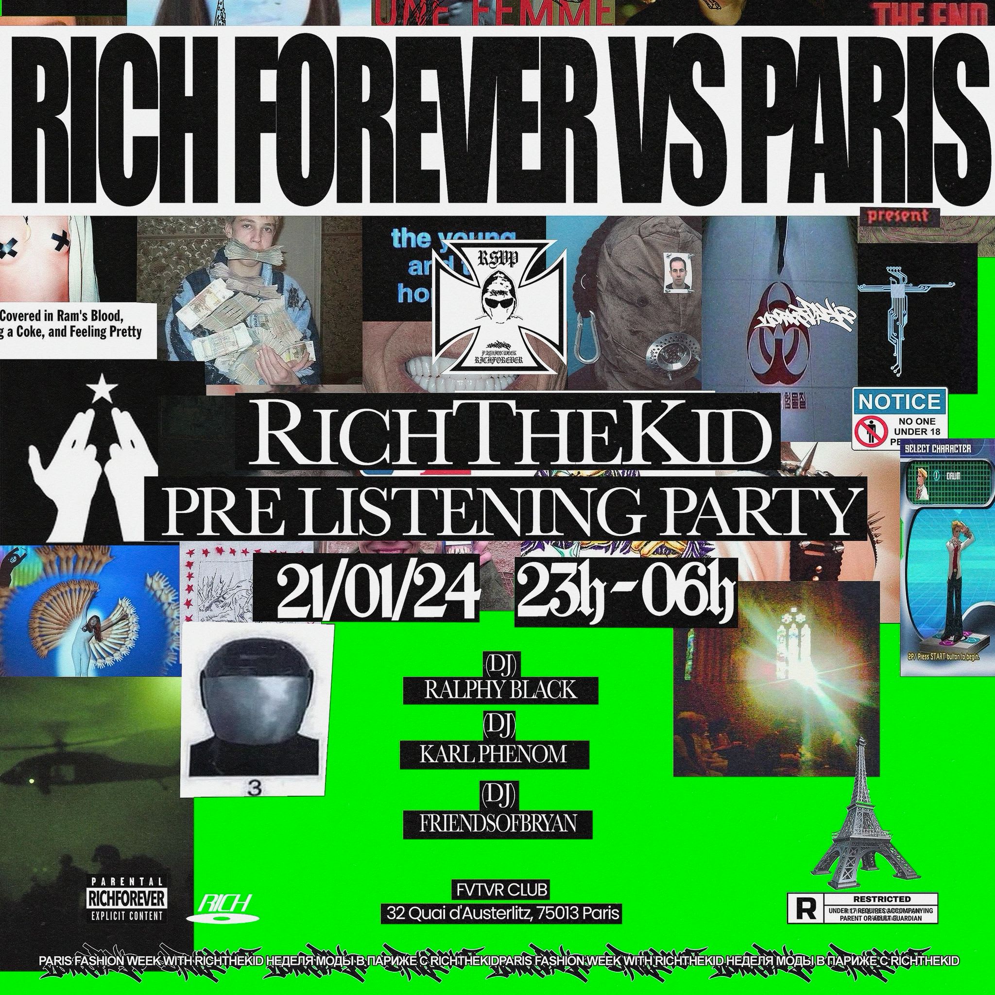 Rich The Kid Pre Listening Party Cover