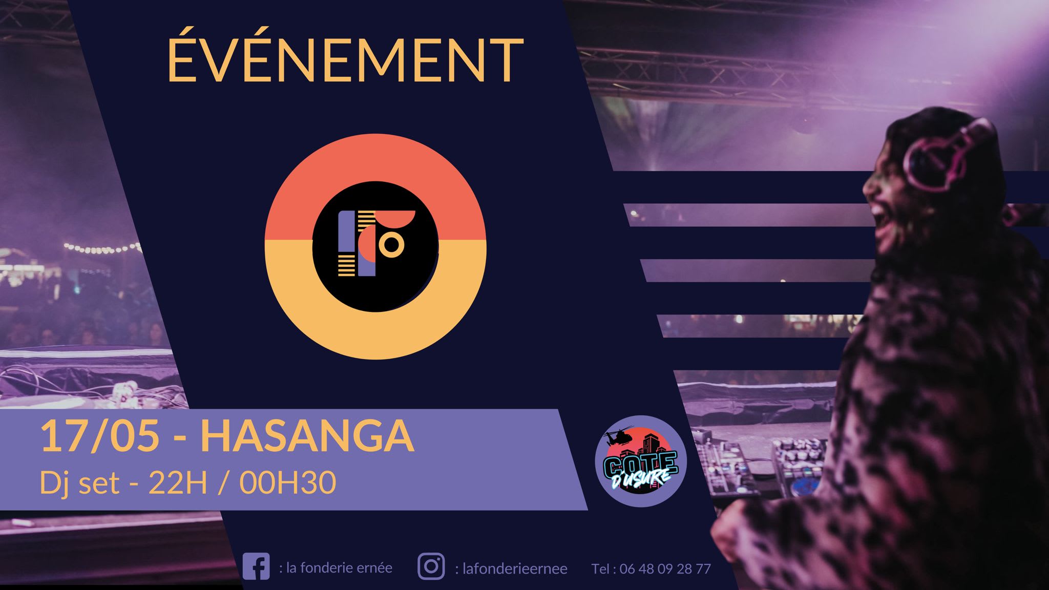 Hasanga À La Fonderie Cover