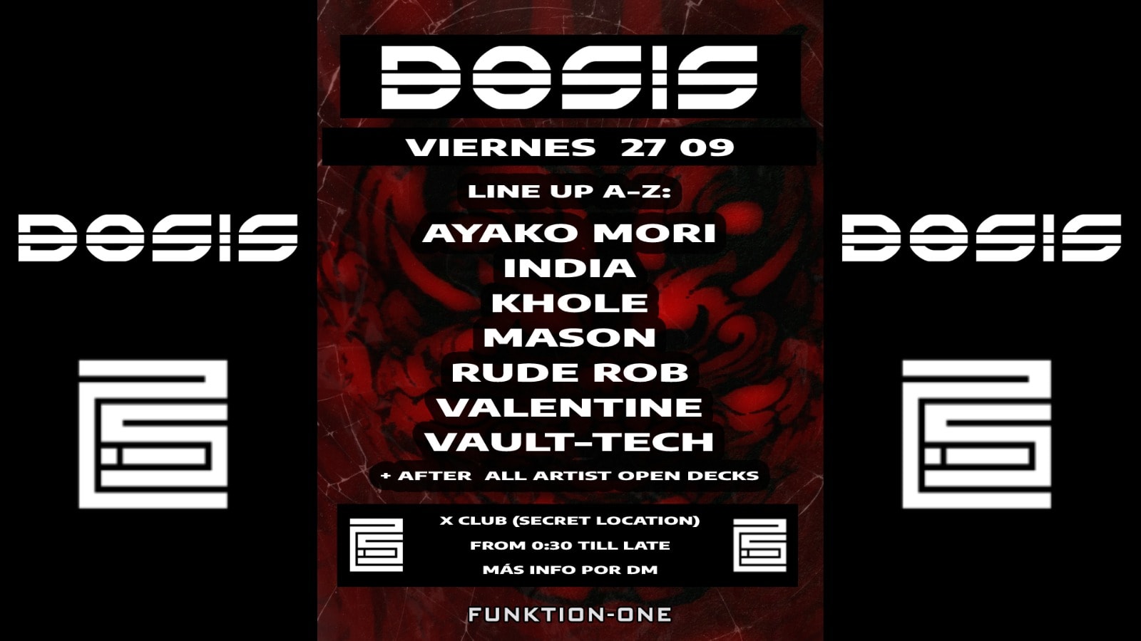 Dosis Klub [2is]: Ayako Mori/India/Khole/Mason/Rude Rob/& + Cover