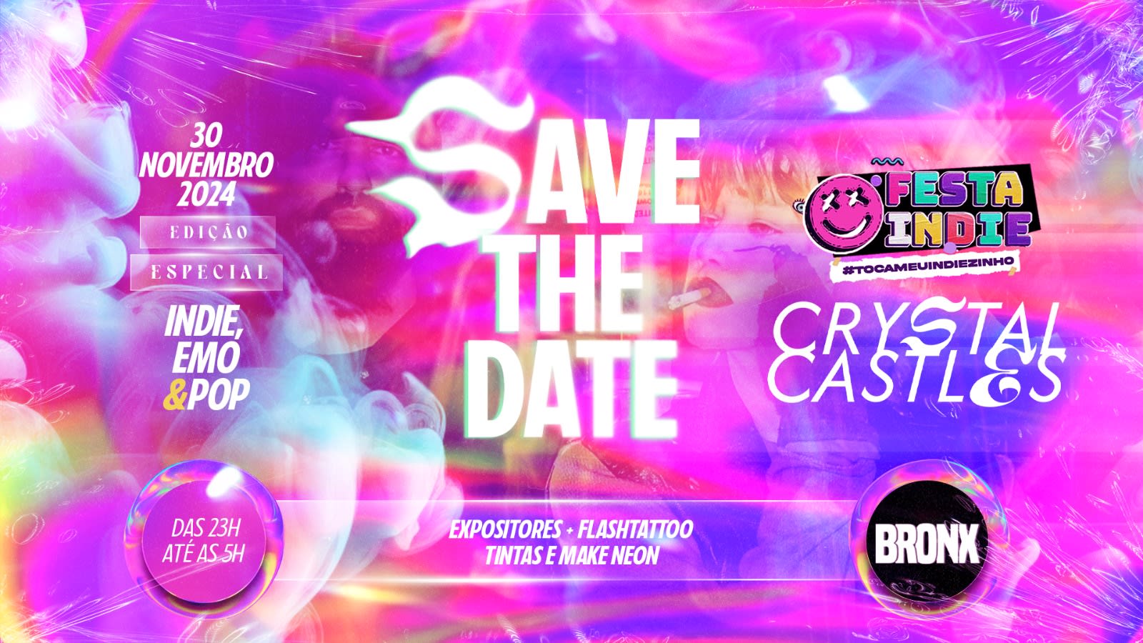 A Festa Indie - Ultima Do Ano - Especial Crystal Castles Cover