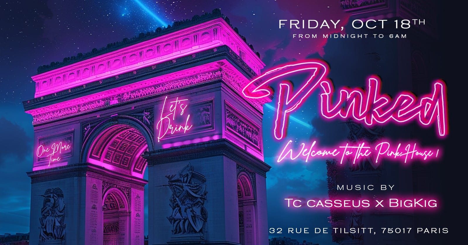 Pinked Paris 18/10 - General Music Cover