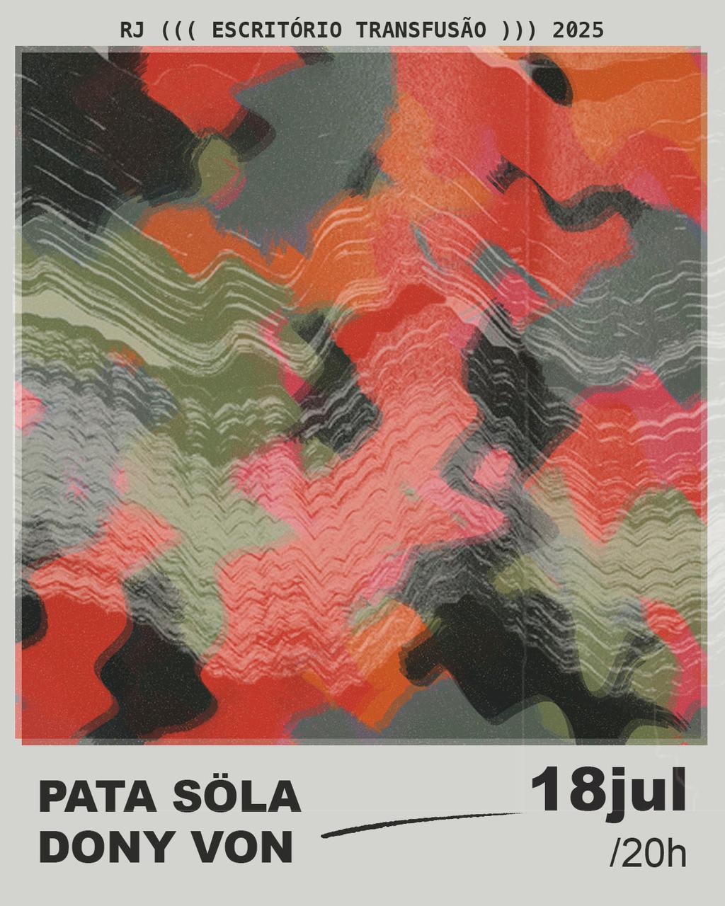 Pata Sola + Dony Von No Escritório Cover
