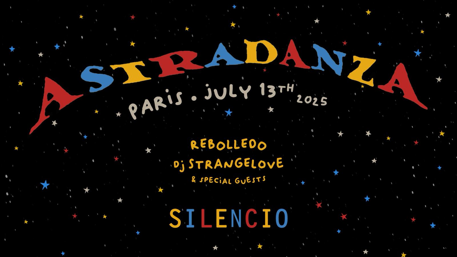 Astradanza W/ Rebolledo, Dj Strangelove & Special Guests Cover