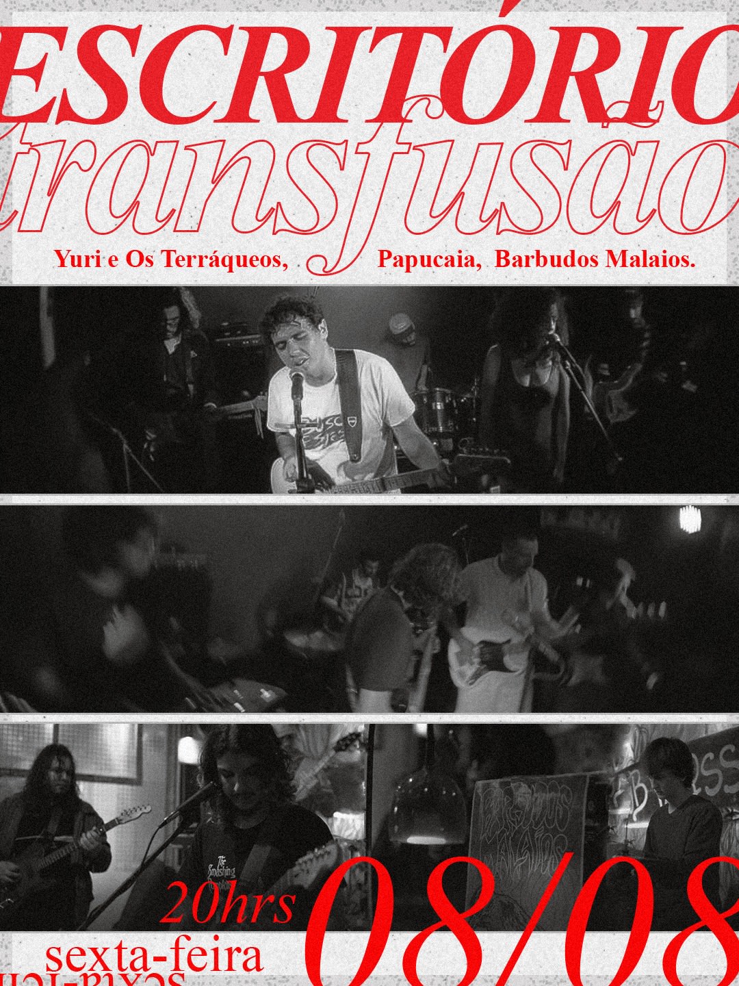Barbudos Malaios+Yuri E Os Terráqueos+Papucaia No Escritório Cover