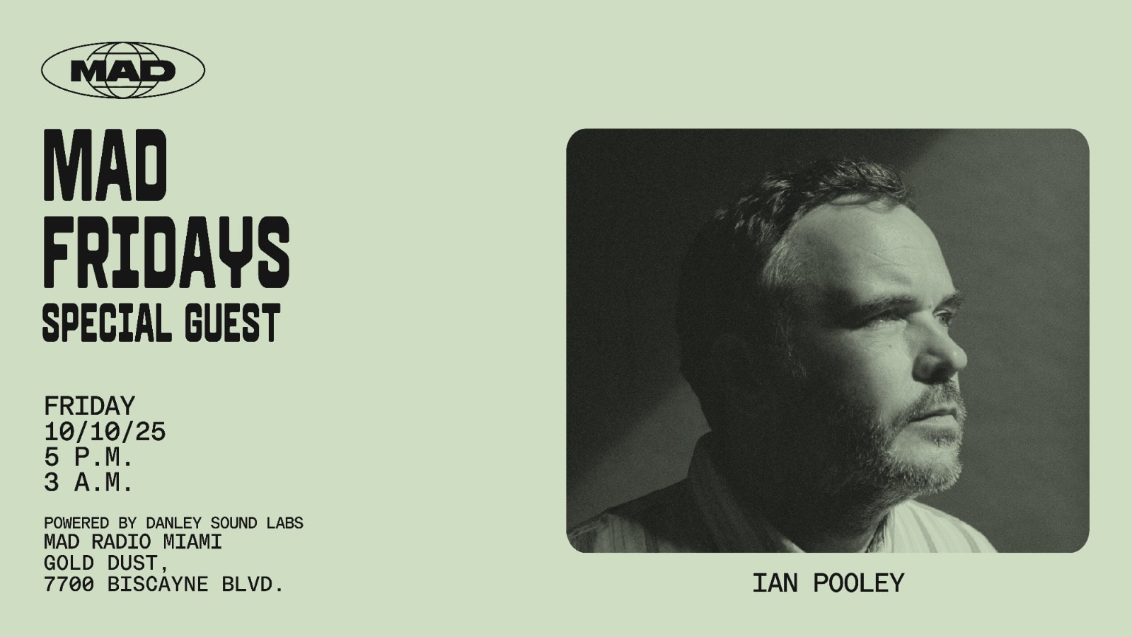 Mad Fridays / Special Guest: Ian Pooley (Ger) At Mad Radio Cover