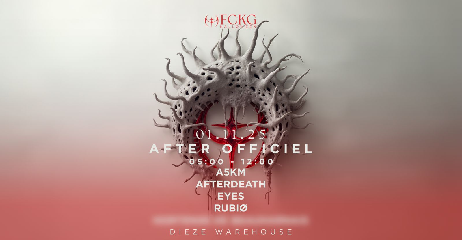 After Fckg Halloween - Dieze Warehouse Cover