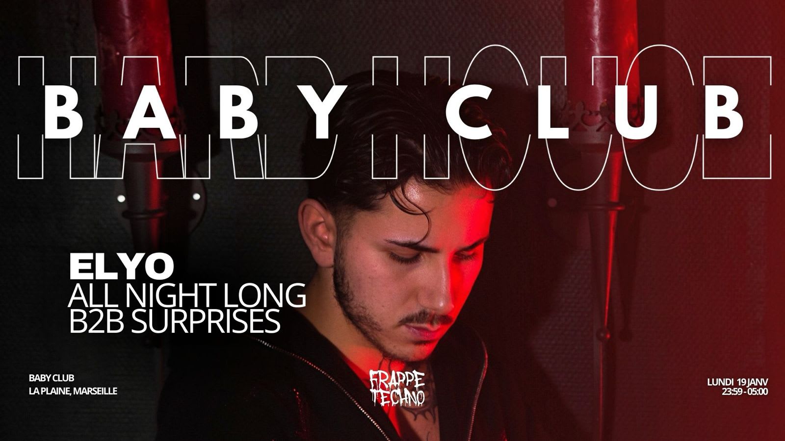 Hard House : Elyo All Night Long B2b Suprises Cover
