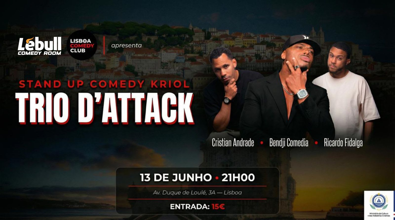 Trio D'attack - Stand Up Comedy Kriol Cover