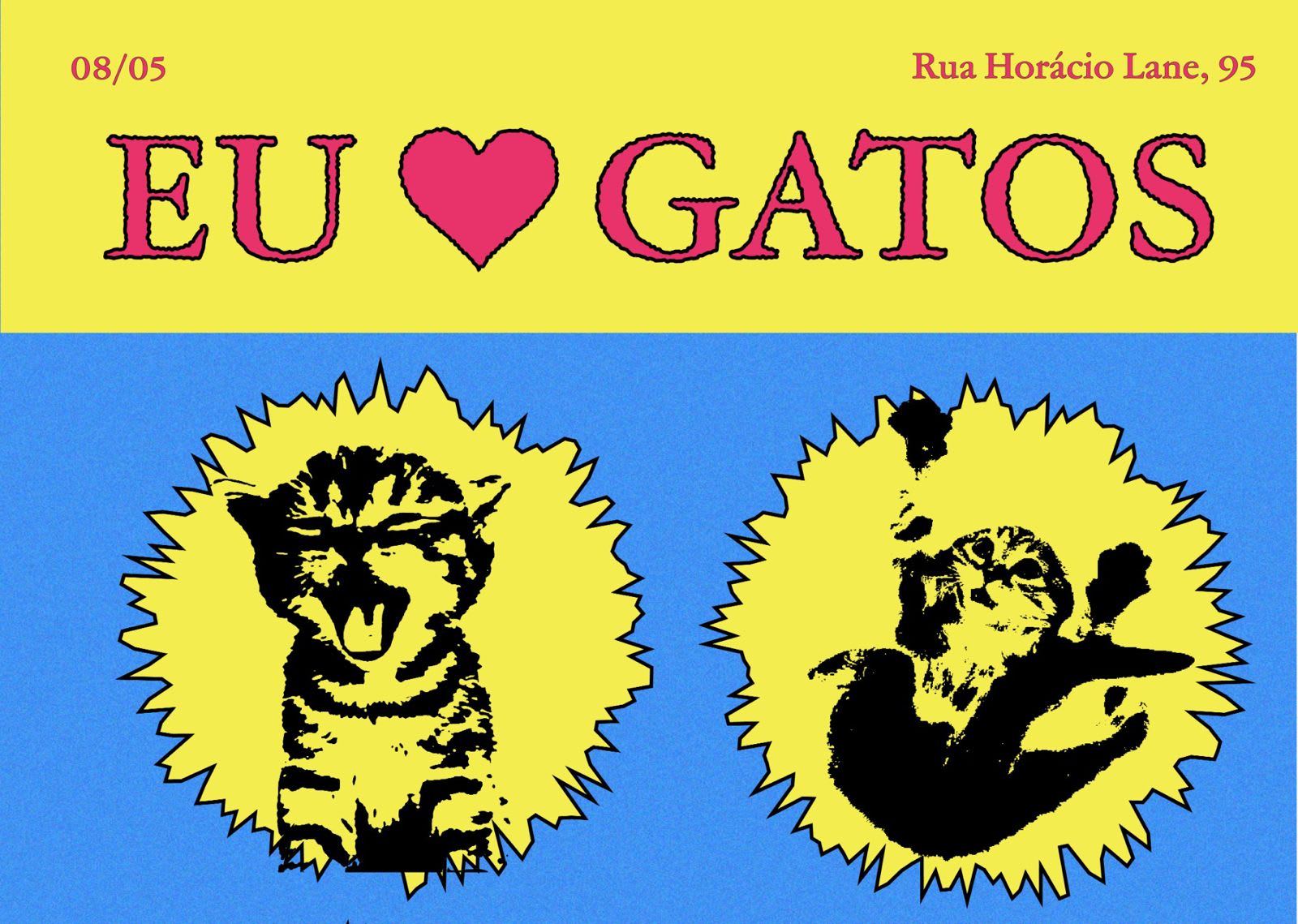 Eu Amo Gatos Na Porta Cover