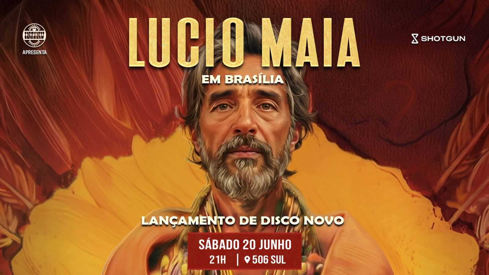 Infinu Recebe Lucio Maia Em Brasília: Lançamento Novo Disco Cover