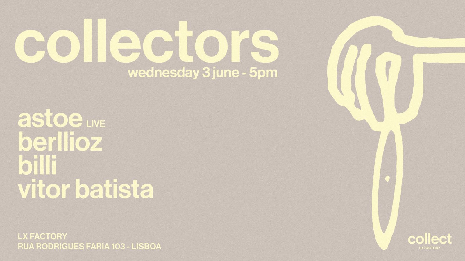 Collectors With Astoe (Live), Berllioz, Billi,Vitor Baptista Cover