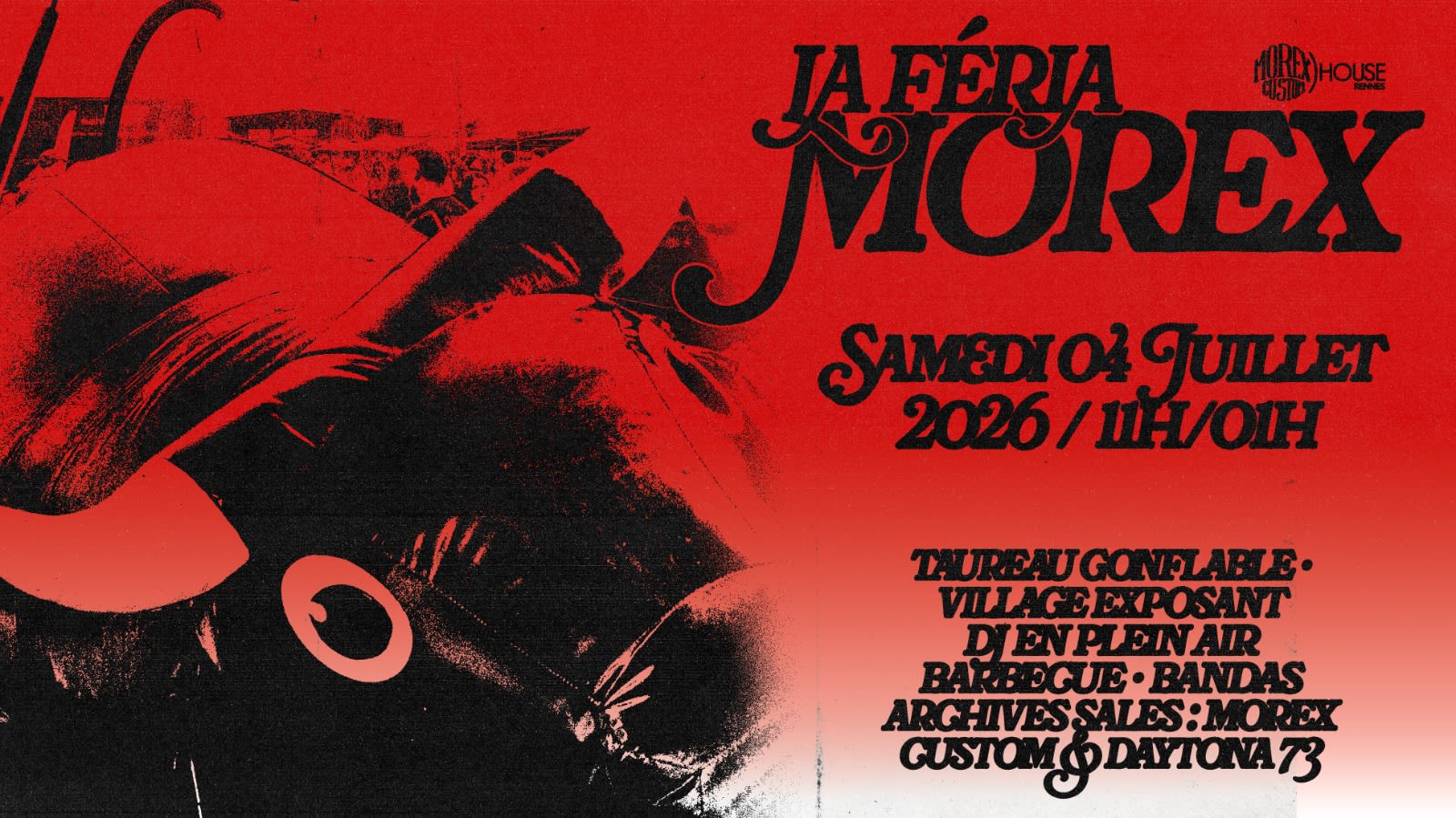 Soirée Féria // Gratuit // Morex Custom House Cover