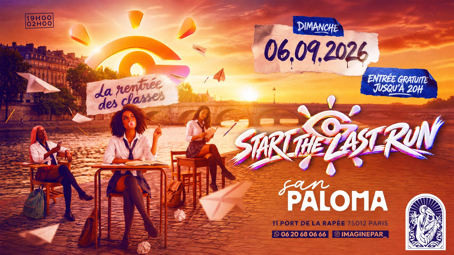 Imagine Paris - Dimanche 06 Août - Start The Last Run Cover