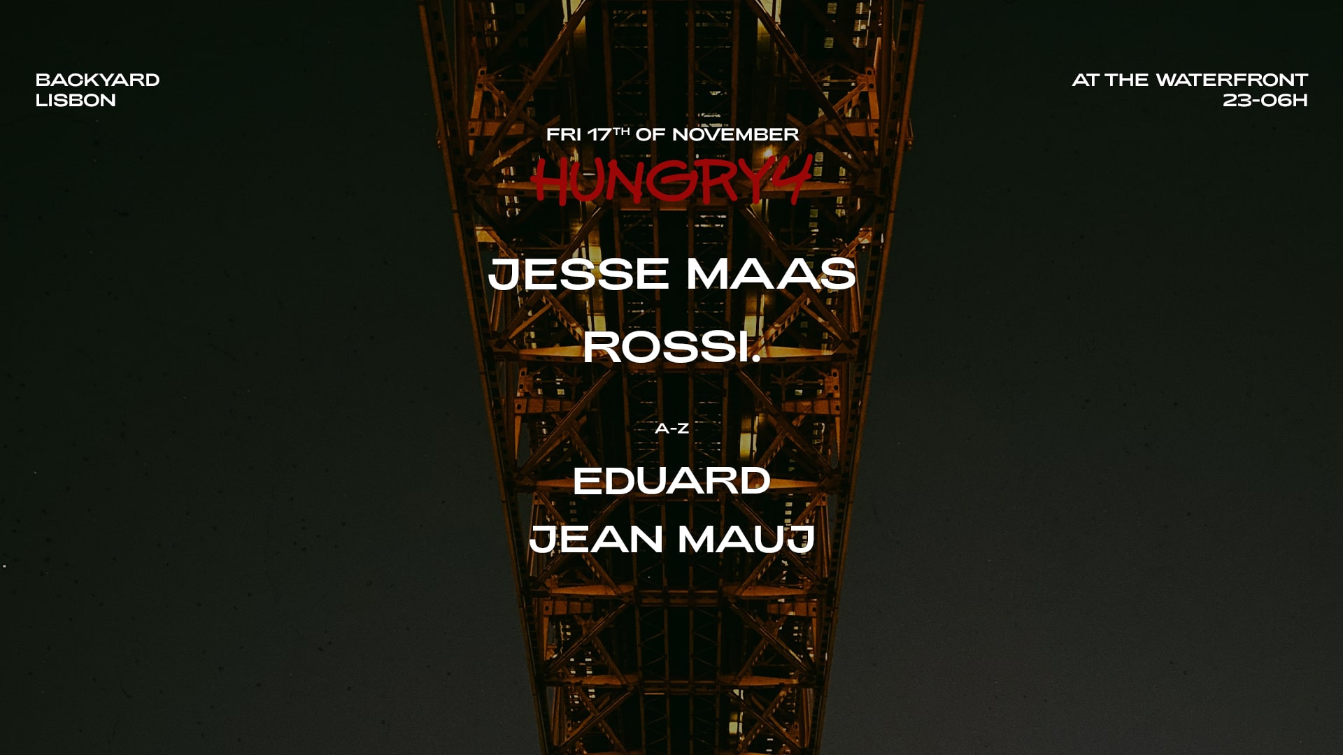 Hungry4 Rossi. & Jesse Maas At Backyard Cover