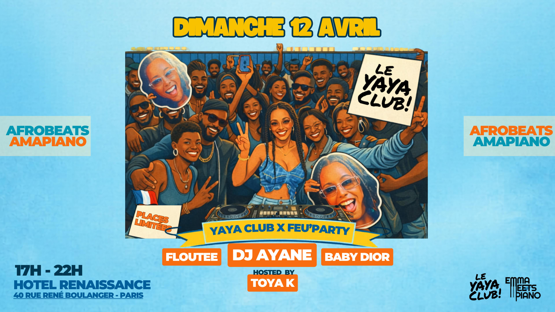 Yaya Club X Feu'party I Day Party I Amapiano - Afrobeats Cover