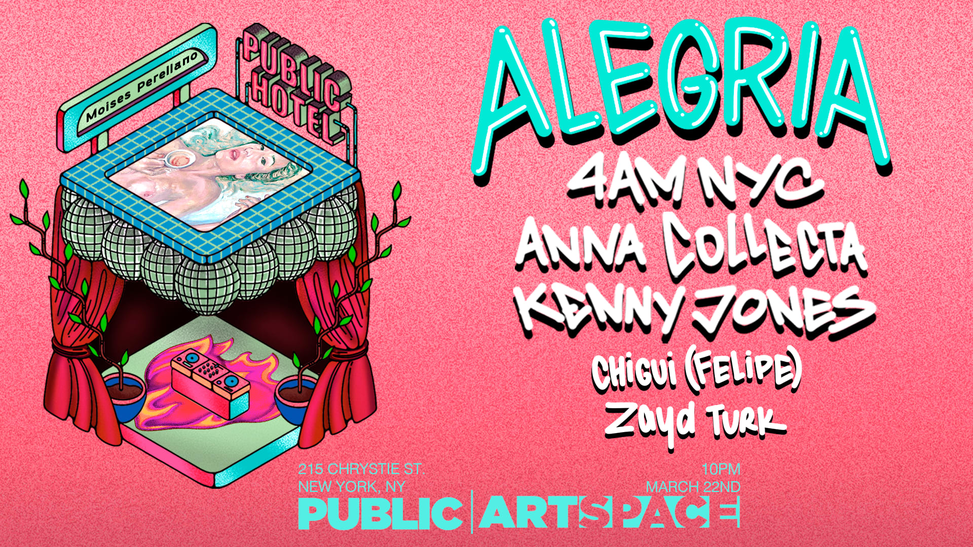 Alegria At Public Hotel Nyc Cover