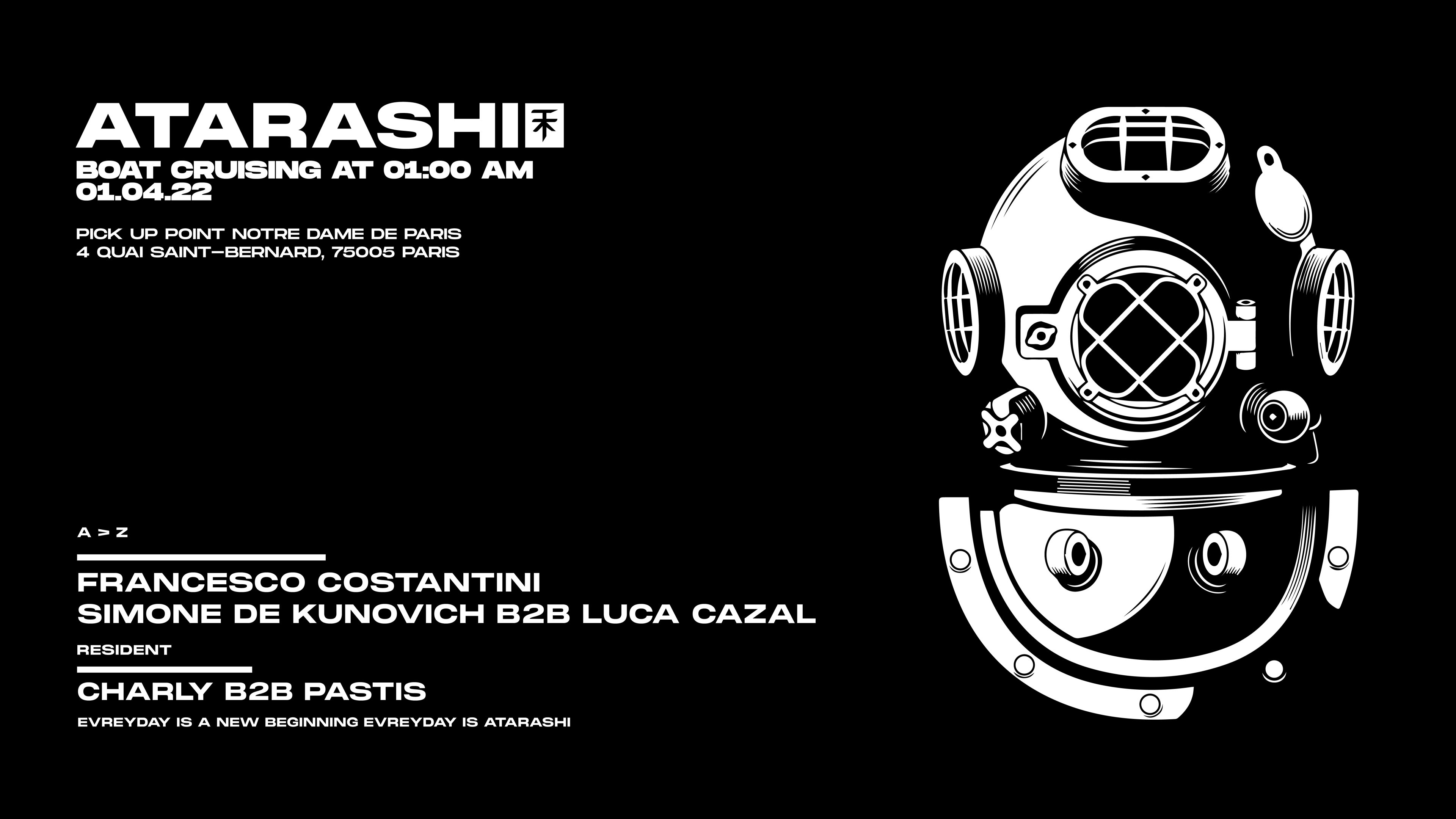 Atarashi V: Luca Cazal, Simone De Kunovich, Francesco Costantini Cover
