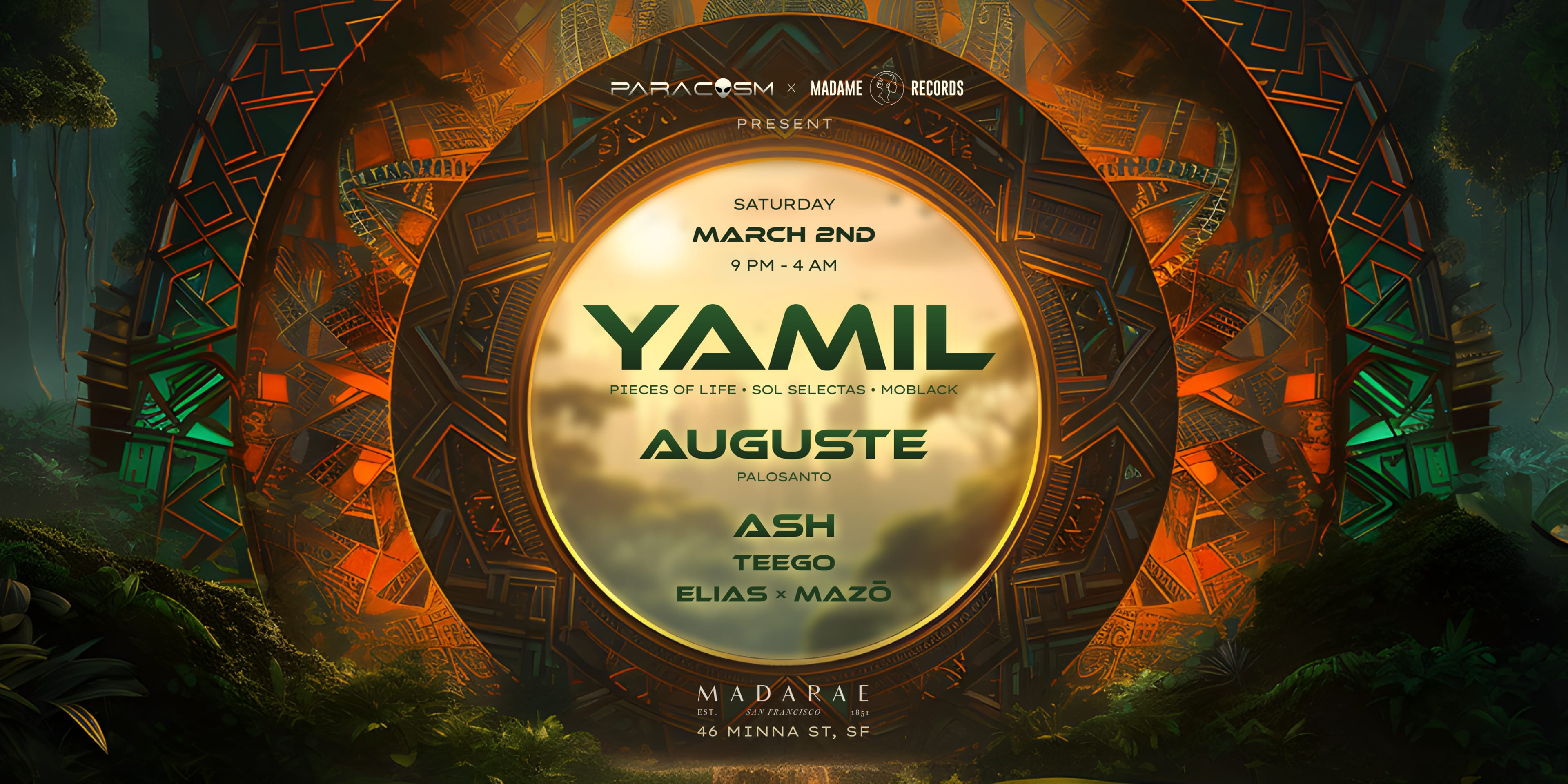 Paracosm X Madame Records Present: Yamil Cover