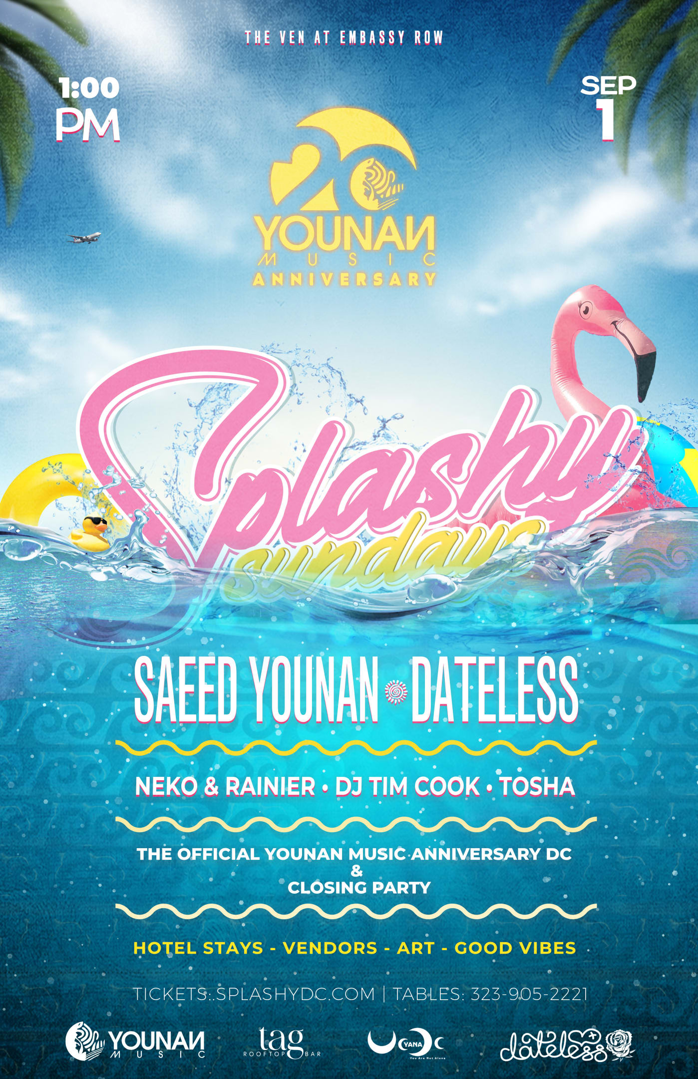 Ldw Pool Party: Splashy Sundays With Saeed Younan & Dateless Cover