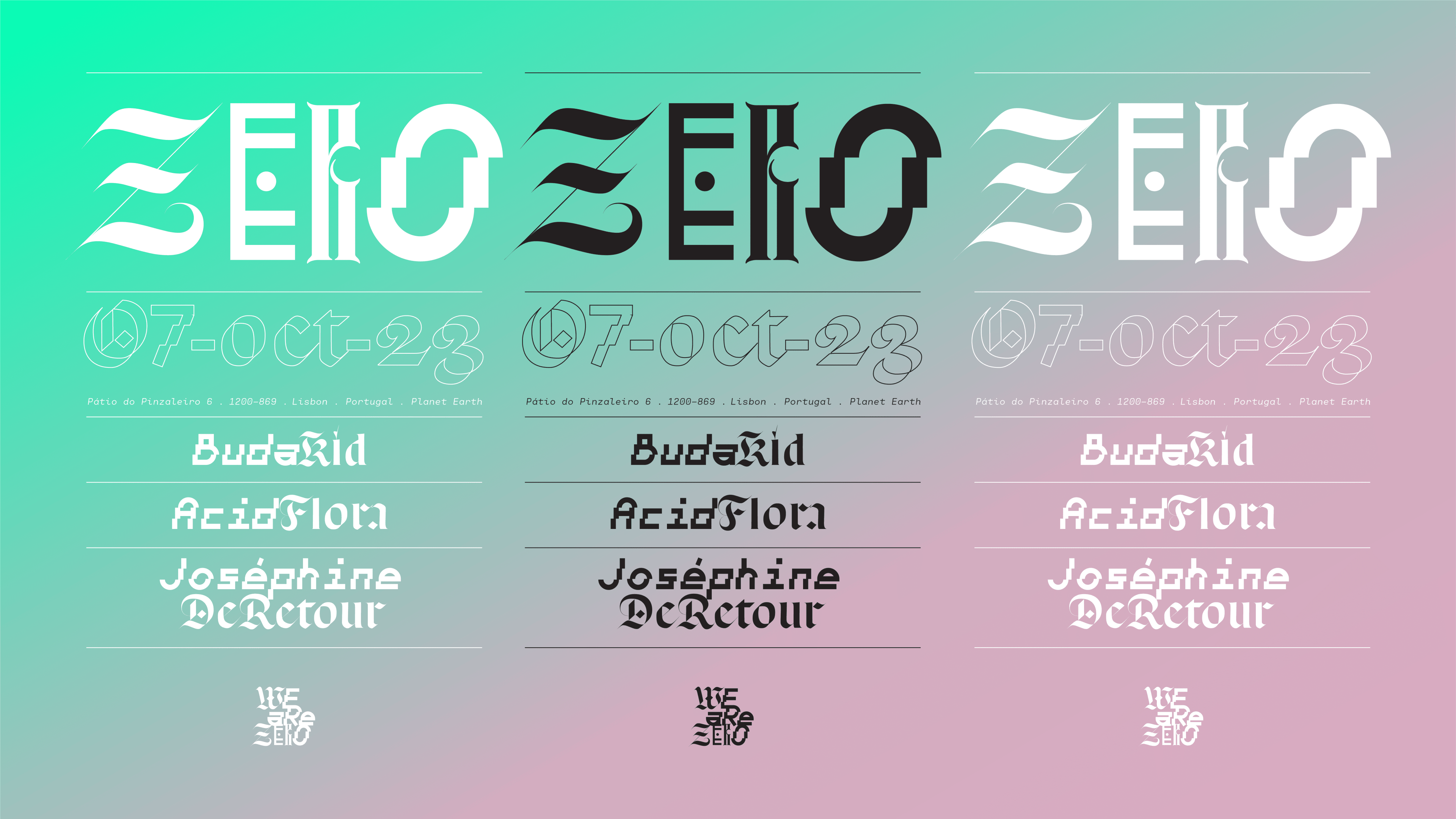 Zero Club Opening: Budakid, Acidflora & Joséphinederetour Cover