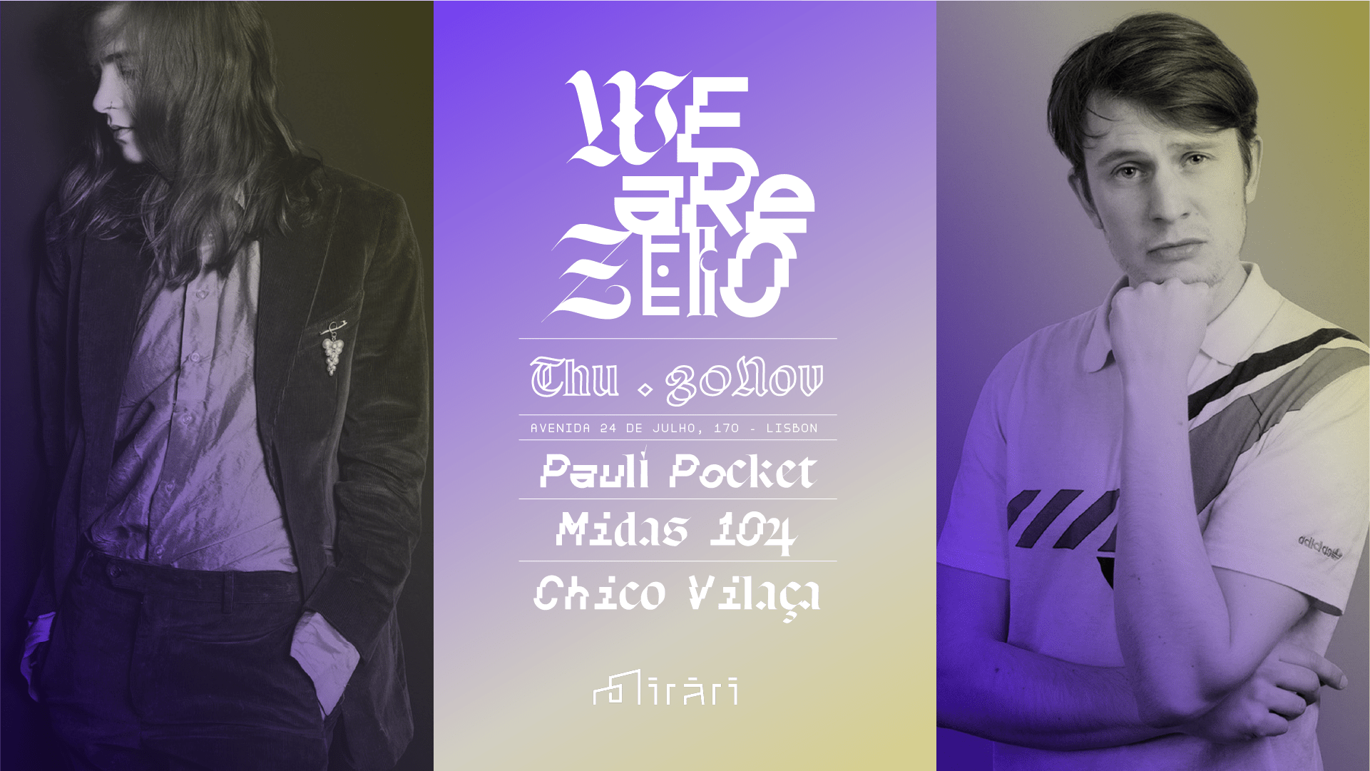 We Are Zero @ Mirari Presents: Pauli Pocket And Midas104 Cover