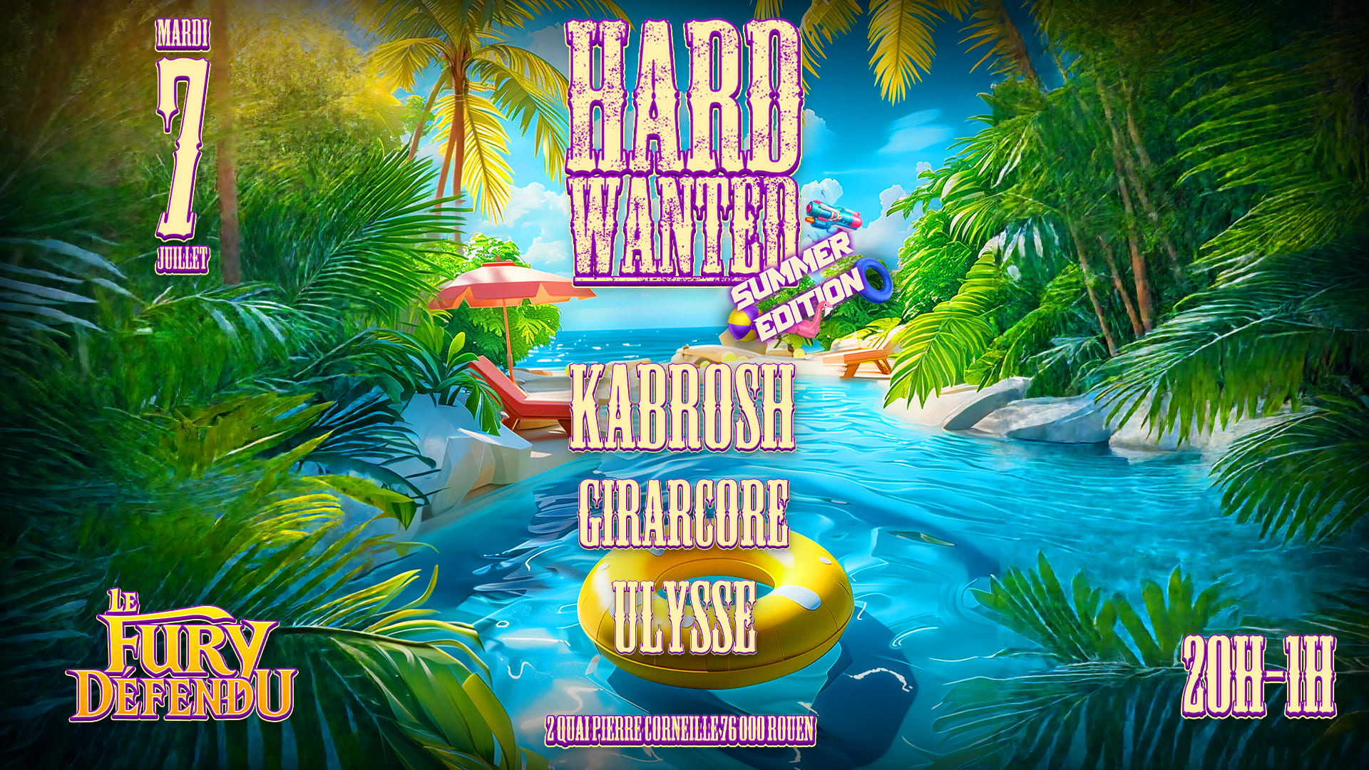 Soirée Techno To Uptempo - Hard Wanted Cover