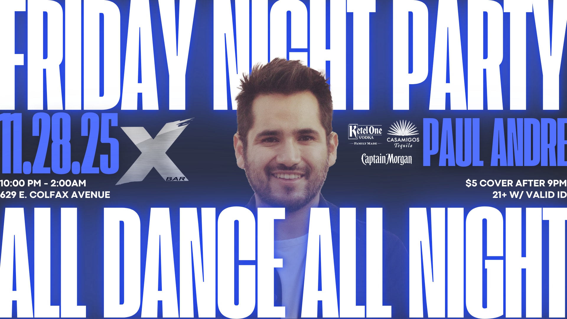 Friday Night Party At X Bar With Paul Andre Cover