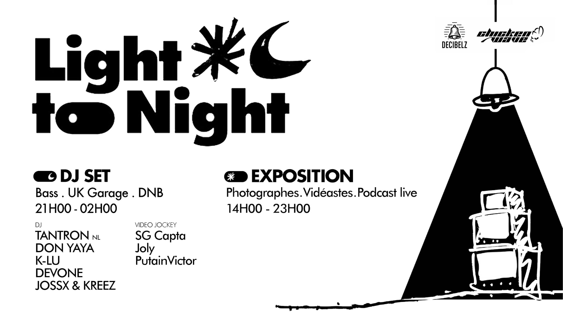 Light To Night : Chicken Wave X Decibelz Cover