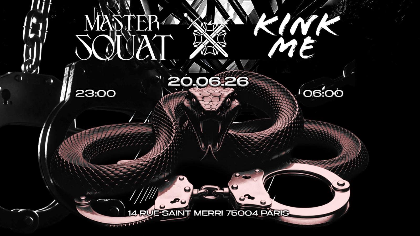 Master Squat & Kink Me # Paris - Fetish Cover