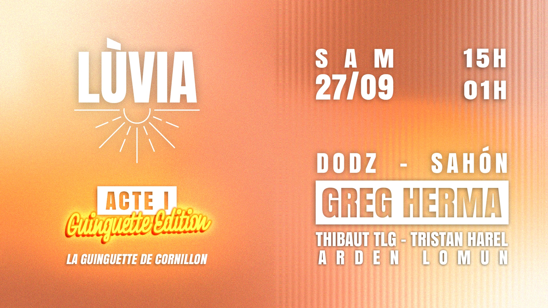 Luvia - Acte I X Guinguette Cornillon Cover