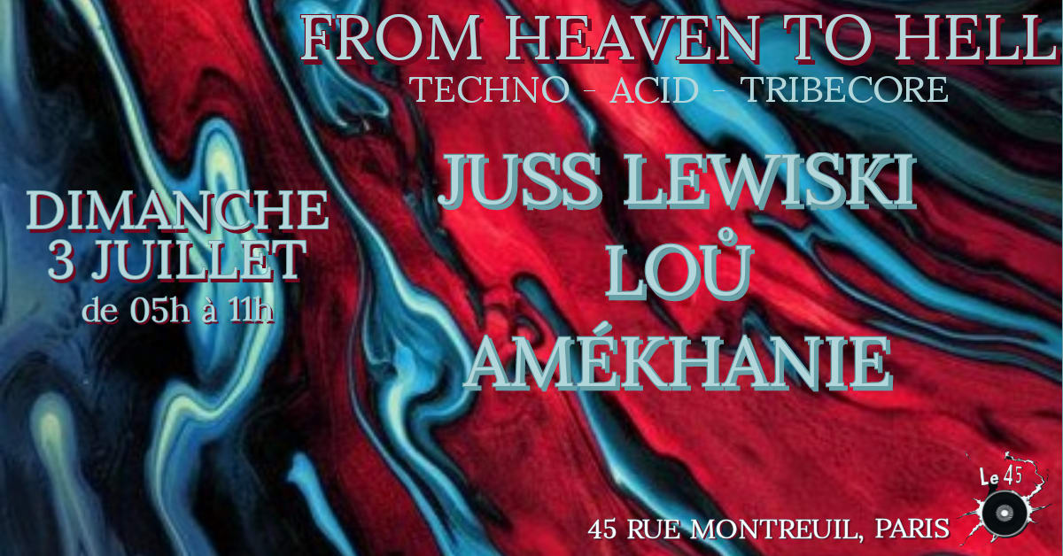 After Techno L'atome #185 W/ Juss Lewiski, Loů & Amékhanie  Cover