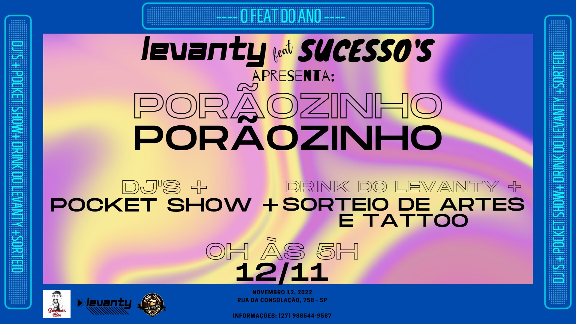Porãozinho - Levanty Feat Sucesso's Bar Cover