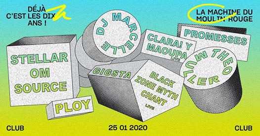La Machine 10 Ans : Dj Marcelle, Stellar Om Source, Ploy Cover