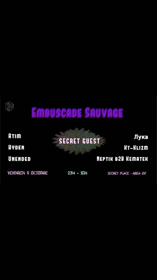 Embuscade : Sauvage Cover