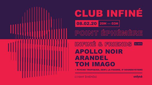 Club Infiné: Apollo Noir, Arandel, Toh Imago Cover