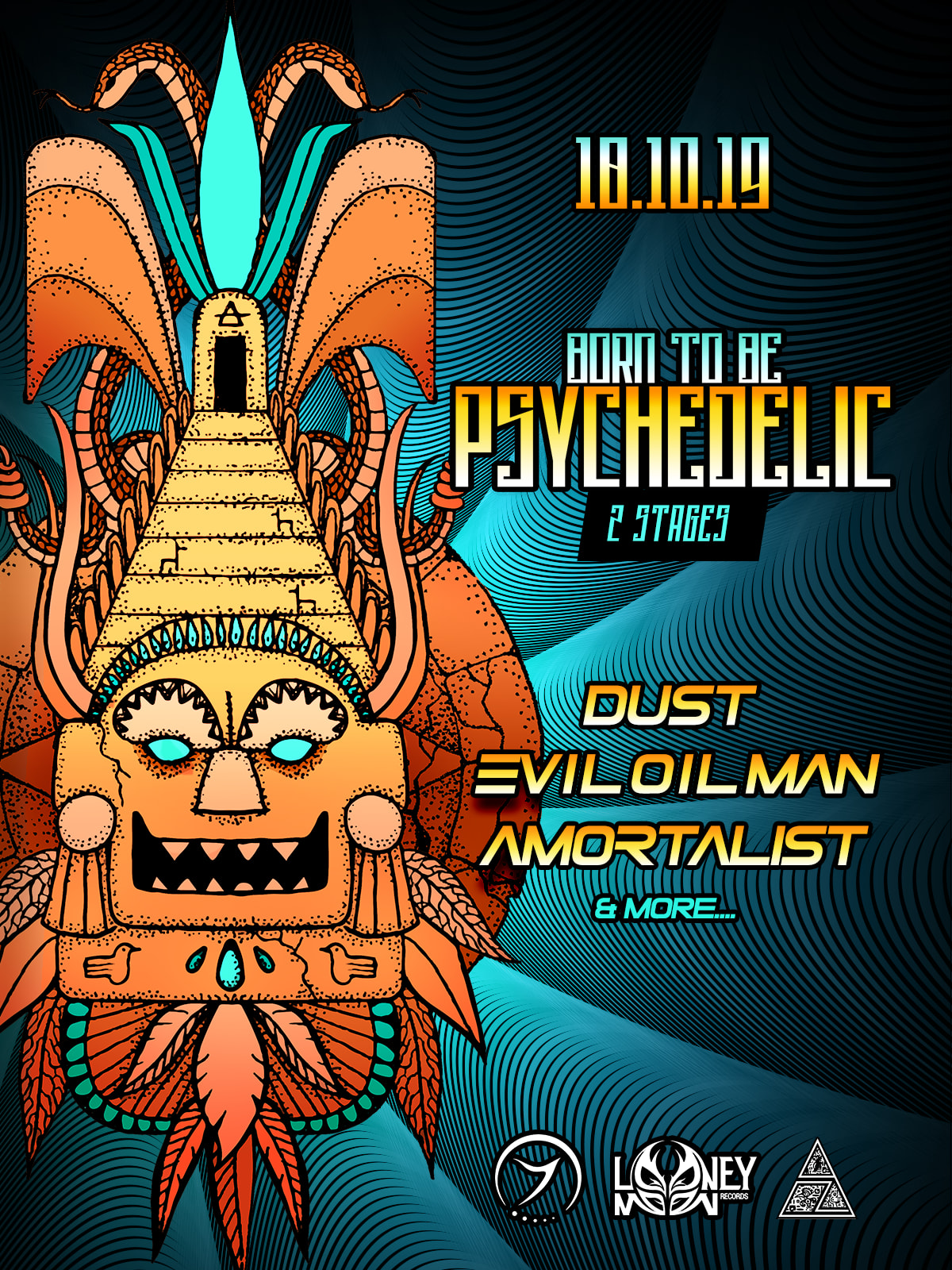 ❂Born To Be Psychedelic /3 Stages ❂ Dust, Evil Oil Man &More..❂ Cover