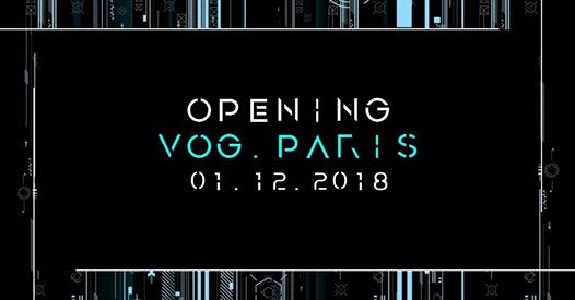 Opening Vog.Paris Le 1 December 2018 Cover