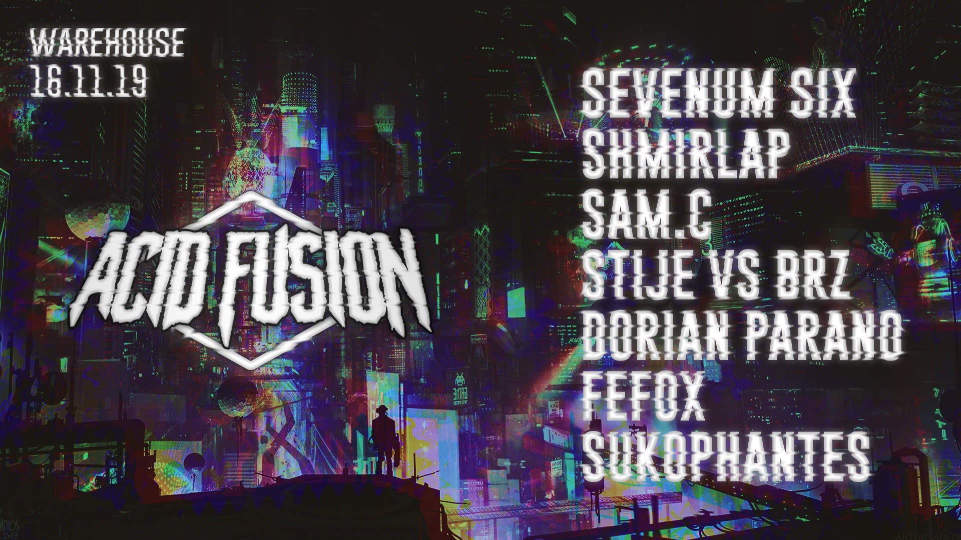 Acid Fusion #2 - Sevenum Six, Shmirlap, Sam C, Stije & More Cover
