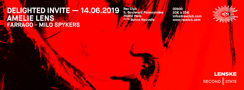 Delighted Invite: Amelie Lens, Farrago, Milo Spykers Cover